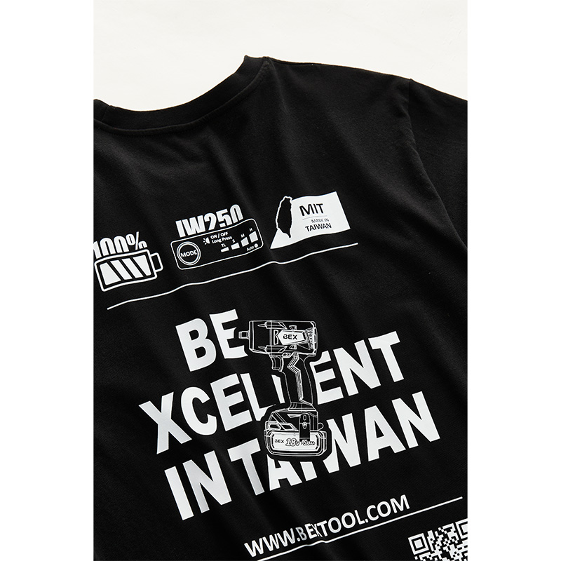 工具造型T-shirt(黑) T-shirt B